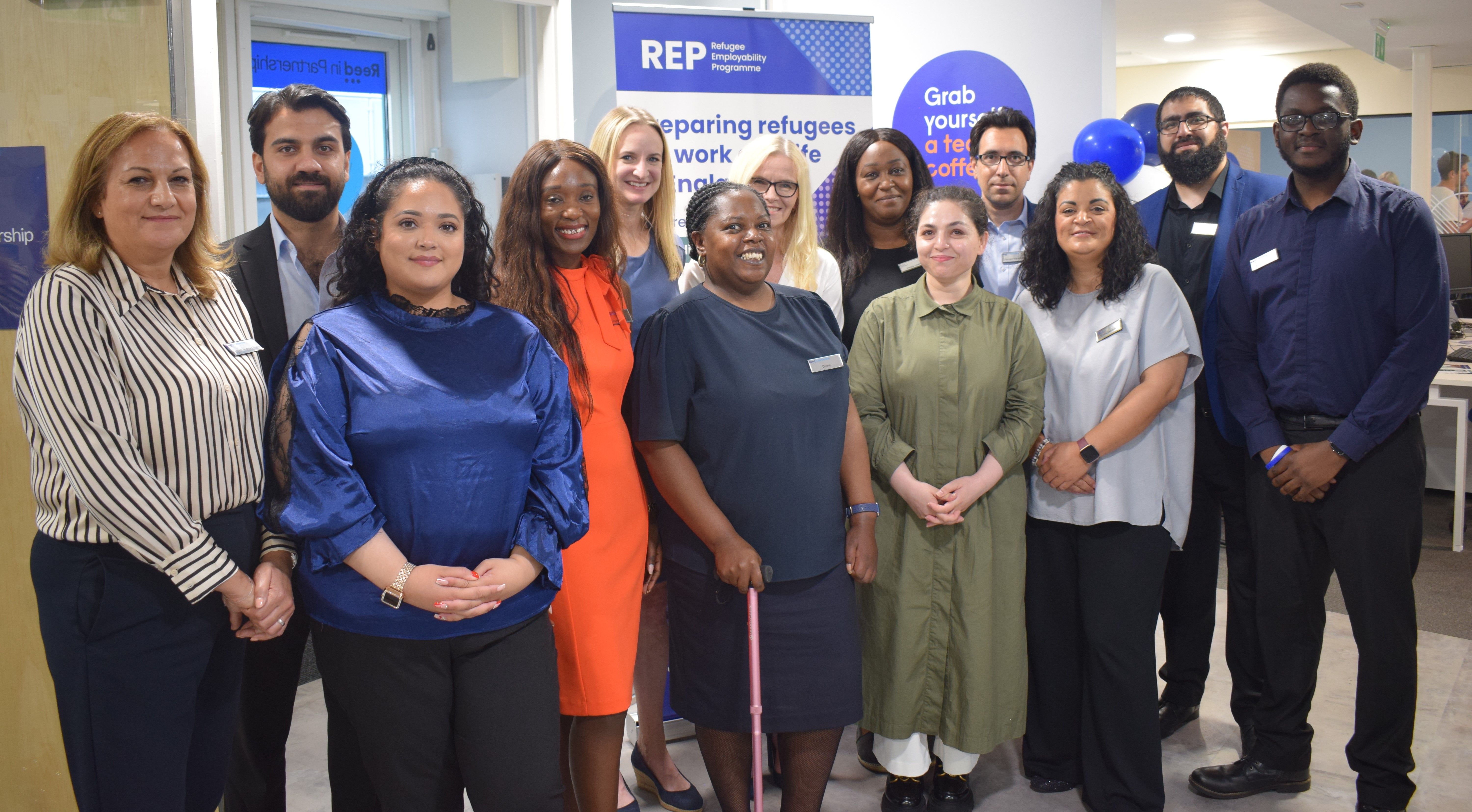 REP launches A picture of the REP team at the launch event in London